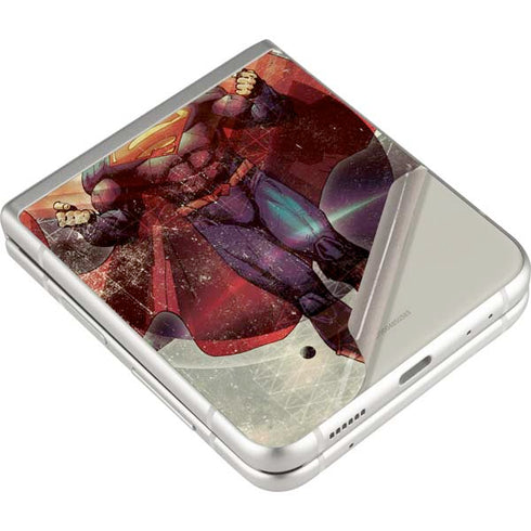 DC Comics Superman Galaxy Flying Galaxy Z Flip3 5G Skin